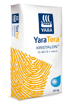 Комплексне водорозчинне добриво YaraTera KRISTALON 13-40-13 YELLOW - фото