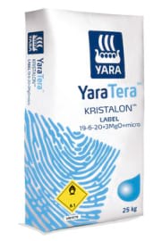 Фото - Комплексне водорозчинне добриво YaraTera KRISTALON 19-6-20 BLUE LABEL