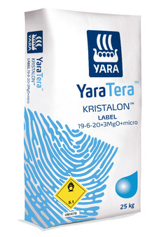 Комплексне водорозчинне добриво YaraTera KRISTALON 19-6-20 BLUE LABEL - фото