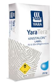 Фото - Комплексне водорозчинне добриво YaraTera KRISTALON 15-5-30 WHITE LABEL