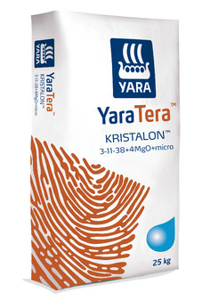 Комплексне водорозчинне добриво YaraTera KRISTALON 3-11-38 BROWN - фото